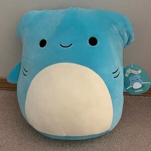 NWT Hakim the Shark Squishmallow 14”